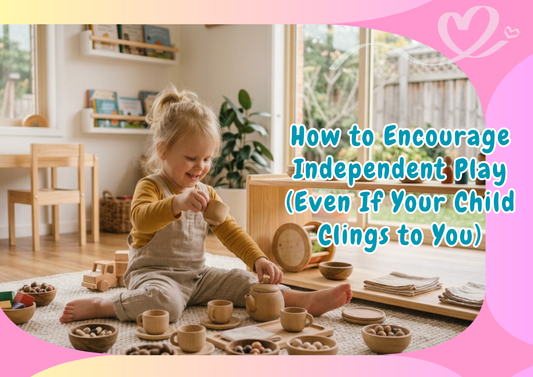 How to Encourage Independent Play (Even If Your Child Clings to You) Montessori Castle, Montessori Toys, Montessori Educational Toys, Montessori Wooden Toys