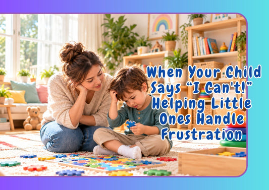 When Your Child Says "I Can't!" Helping Little Ones Handle Frustration