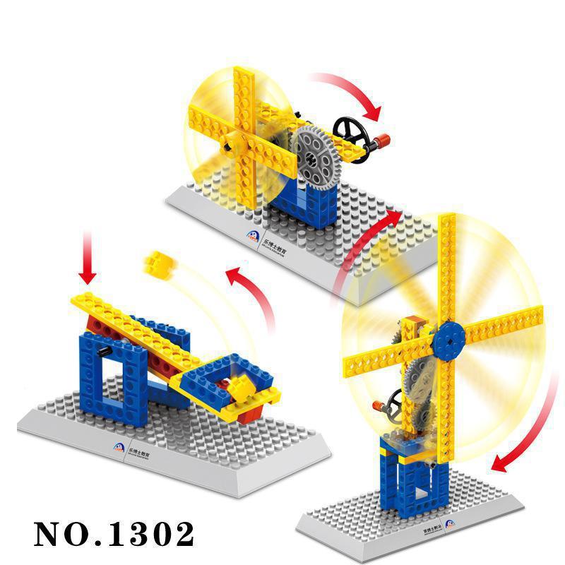 Tested Compatible With , Mechanical Gear Technic Building Blocks Engineering Children's Science Educational STEM Toys,3 IN 1