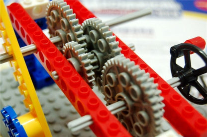 Tested Compatible With , Mechanical Gear Technic Building Blocks Engineering Children's Science Educational STEM Toys,3 IN 1