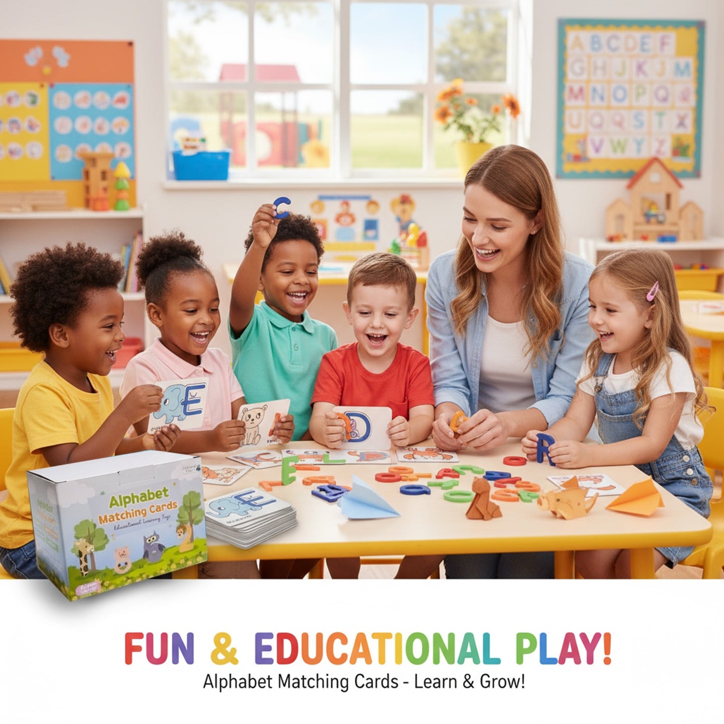 Alphabet Flash Cards for Kids – Number and Letter Flash Cards